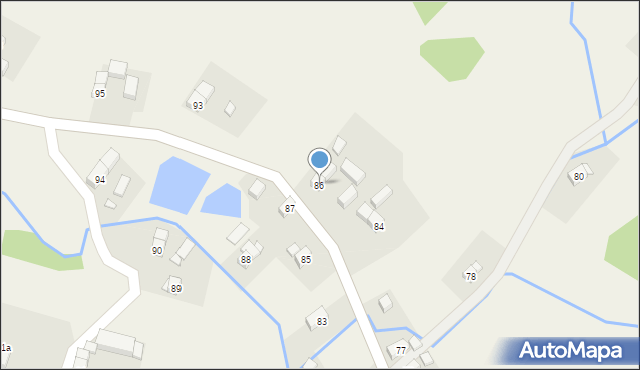 Wojciechów, Wojciechów, 86, mapa Wojciechów