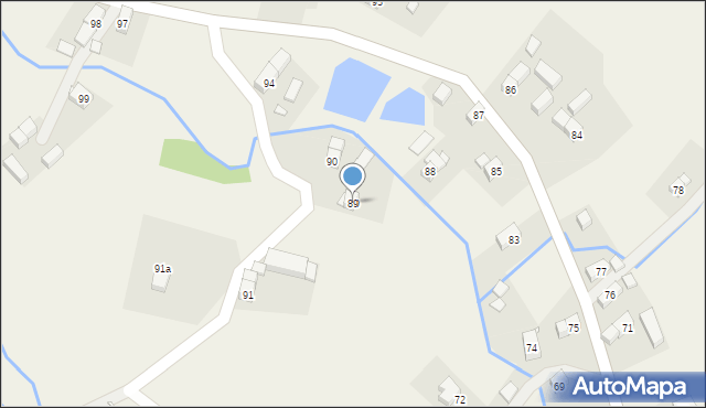 Wojciechów, Wojciechów, 89, mapa Wojciechów