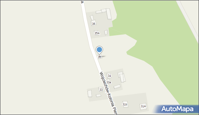 Wojciechów-Kolonia Pierwsza, Wojciechów-Kolonia Pierwsza, 35, mapa Wojciechów-Kolonia Pierwsza