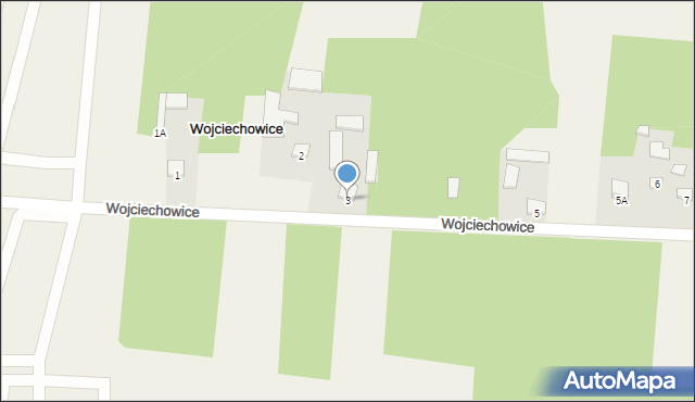 Wojciechowice, Wojciechowice, 3, mapa Wojciechowice