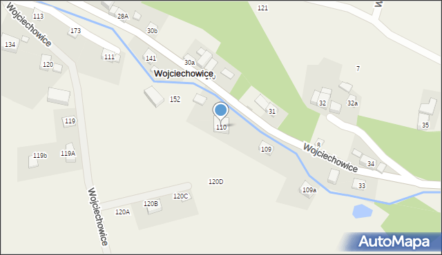 Wojciechowice, Wojciechowice, 110, mapa Wojciechowice