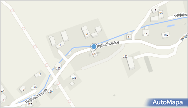 Wojciechowice, Wojciechowice, 123, mapa Wojciechowice