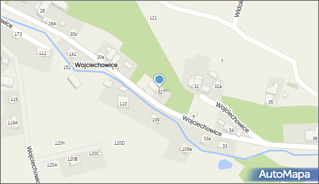 Wojciechowice, Wojciechowice, 31, mapa Wojciechowice