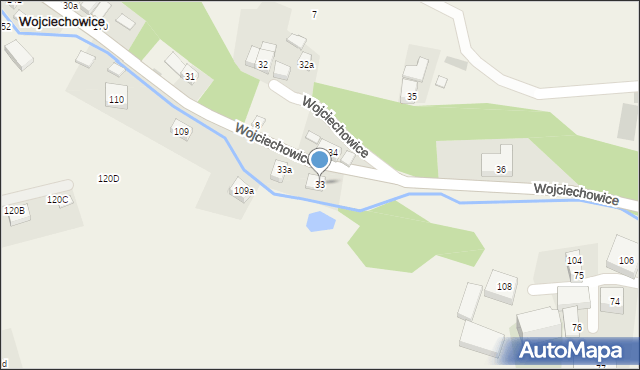 Wojciechowice, Wojciechowice, 33, mapa Wojciechowice