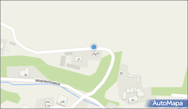 Wojciechowice, Wojciechowice, 37a, mapa Wojciechowice