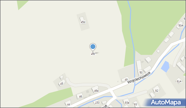 Wojciechowice, Wojciechowice, 45c, mapa Wojciechowice