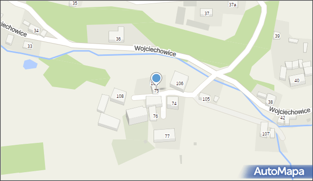 Wojciechowice, Wojciechowice, 75, mapa Wojciechowice