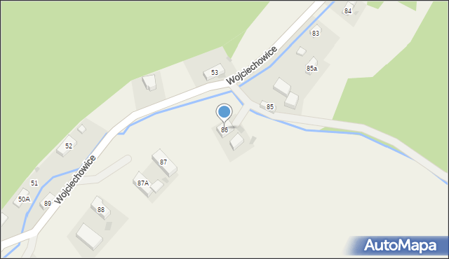 Wojciechowice, Wojciechowice, 86, mapa Wojciechowice