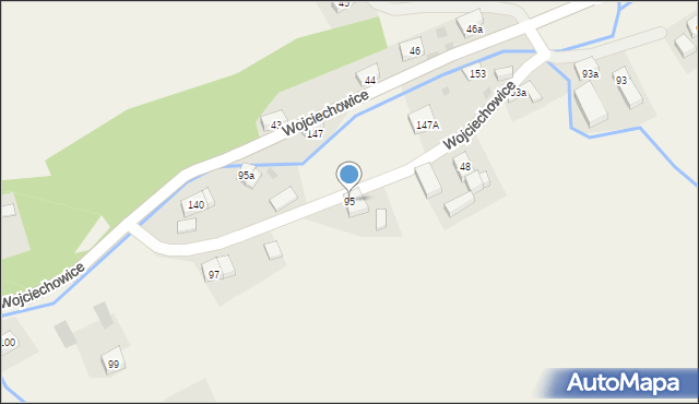 Wojciechowice, Wojciechowice, 95, mapa Wojciechowice