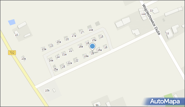 Wojciechowice Duże, Wojciechowice Duże, 19, mapa Wojciechowice Duże
