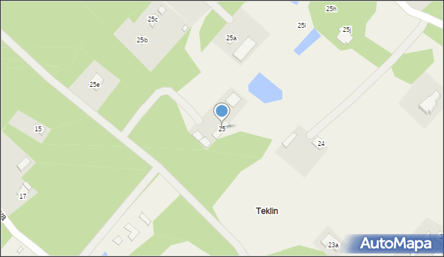 Wojciechówka, Wojciechówka, 25, mapa Wojciechówka