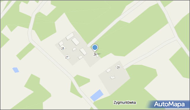 Wojciechówka, Wojciechówka, 28, mapa Wojciechówka
