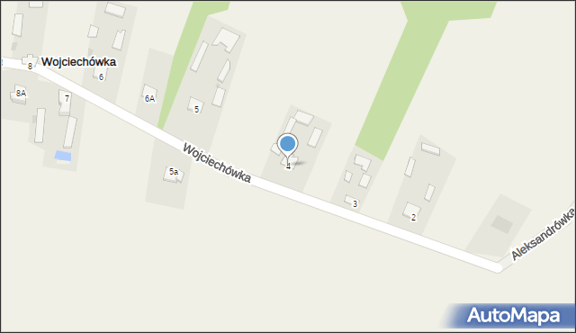 Wojciechówka, Wojciechówka, 4, mapa Wojciechówka