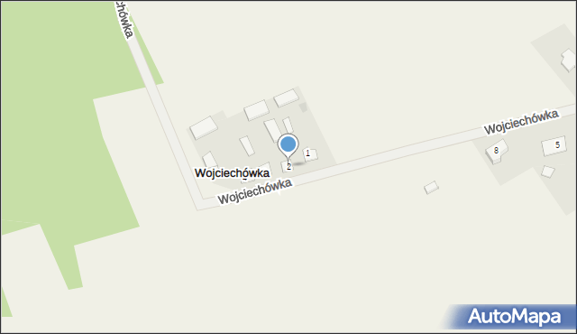Wojciechówka, Wojciechówka, 2, mapa Wojciechówka