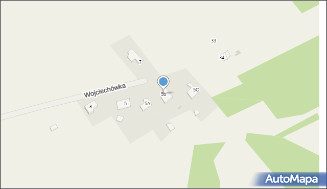 Wojciechówka, Wojciechówka, 5b, mapa Wojciechówka