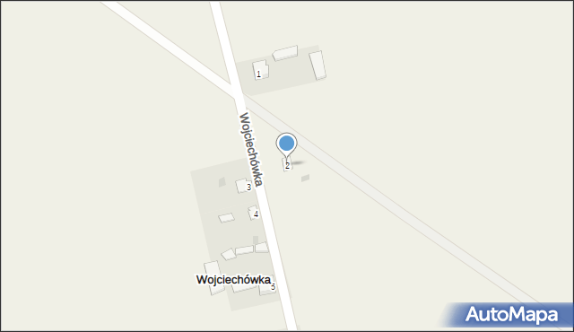 Wojciechówka, Wojciechówka, 2, mapa Wojciechówka