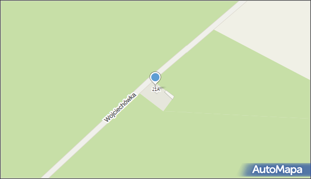 Wojciechówka, Wojciechówka, 21A, mapa Wojciechówka