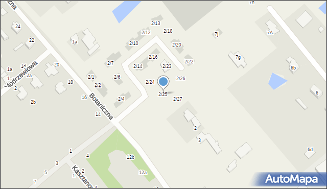 Wojciechówka, Wojciechówka, 2/25, mapa Wojciechówka