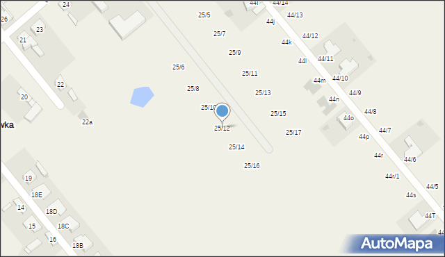Wojciechówka, Wojciechówka, 25/12, mapa Wojciechówka