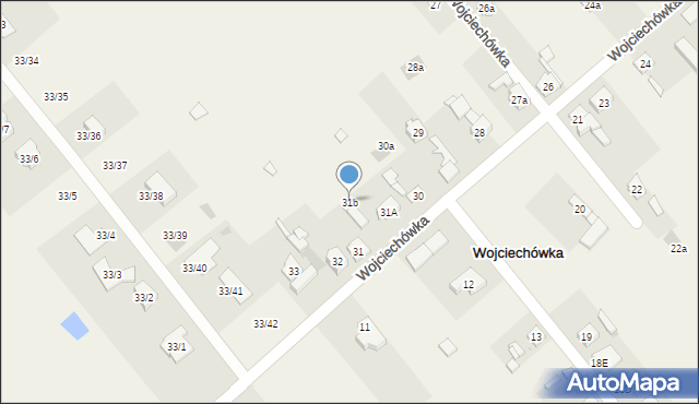 Wojciechówka, Wojciechówka, 31b, mapa Wojciechówka
