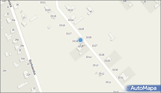 Wojciechówka, Wojciechówka, 33/15, mapa Wojciechówka