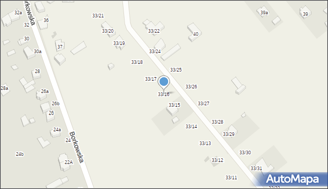 Wojciechówka, Wojciechówka, 33/16, mapa Wojciechówka