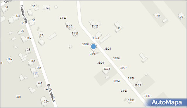 Wojciechówka, Wojciechówka, 33/17, mapa Wojciechówka