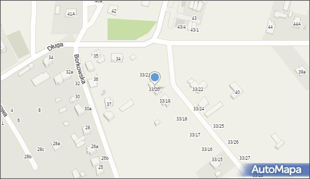 Wojciechówka, Wojciechówka, 33/20, mapa Wojciechówka