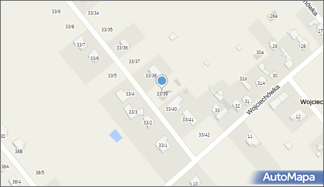 Wojciechówka, Wojciechówka, 33/39, mapa Wojciechówka