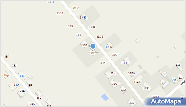 Wojciechówka, Wojciechówka, 33/6, mapa Wojciechówka