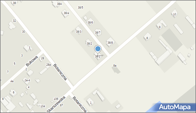 Wojciechówka, Wojciechówka, 38/1, mapa Wojciechówka