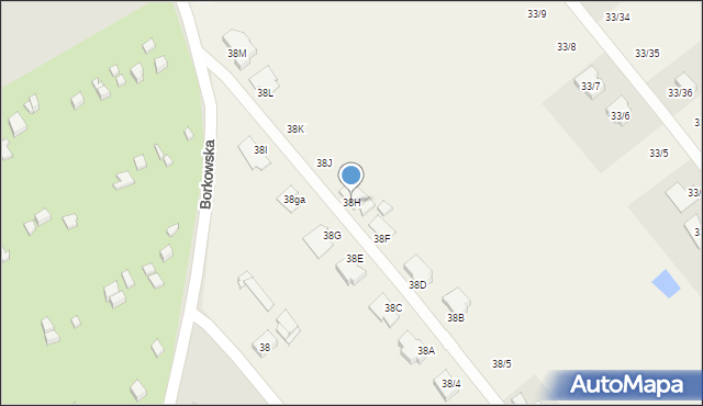 Wojciechówka, Wojciechówka, 38H, mapa Wojciechówka