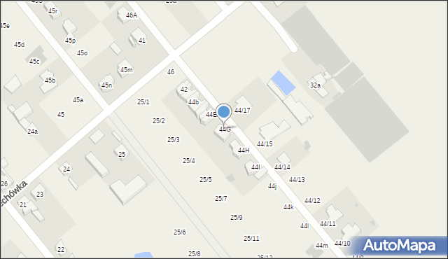 Wojciechówka, Wojciechówka, 44G, mapa Wojciechówka