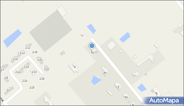Wojciechówka, Wojciechówka, 7A, mapa Wojciechówka