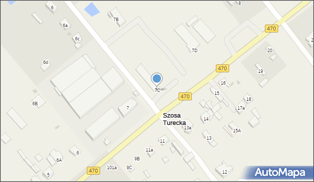 Wojciechówka, Wojciechówka, 7C, mapa Wojciechówka