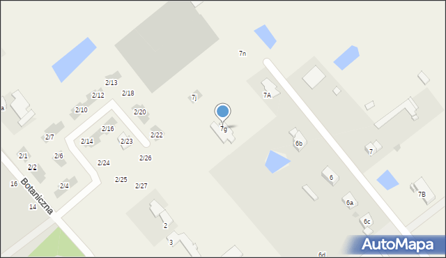 Wojciechówka, Wojciechówka, 7g, mapa Wojciechówka