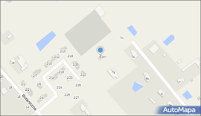 Wojciechówka, Wojciechówka, 7j, mapa Wojciechówka