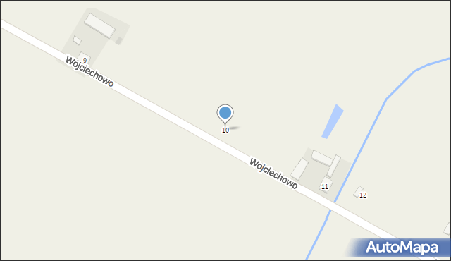 Wojciechowo, Wojciechowo, 10, mapa Wojciechowo