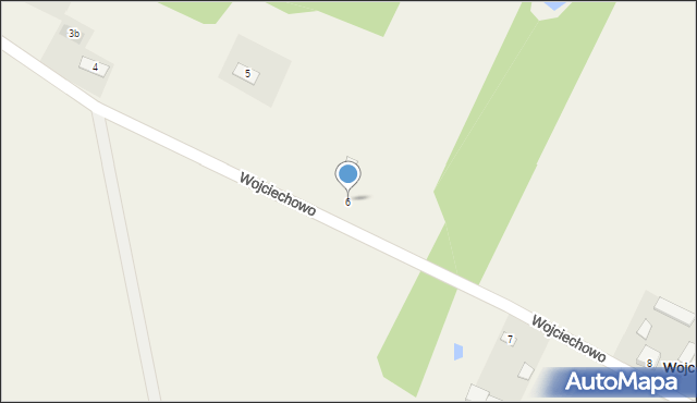 Wojciechowo, Wojciechowo, 6, mapa Wojciechowo