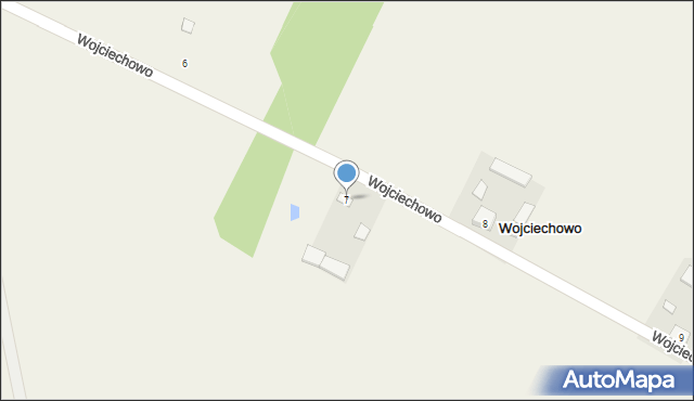 Wojciechowo, Wojciechowo, 7, mapa Wojciechowo