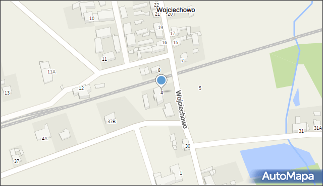 Wojciechowo, Wojciechowo, 4, mapa Wojciechowo