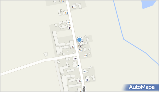 Wojciechowo, Wojciechowo, 51, mapa Wojciechowo