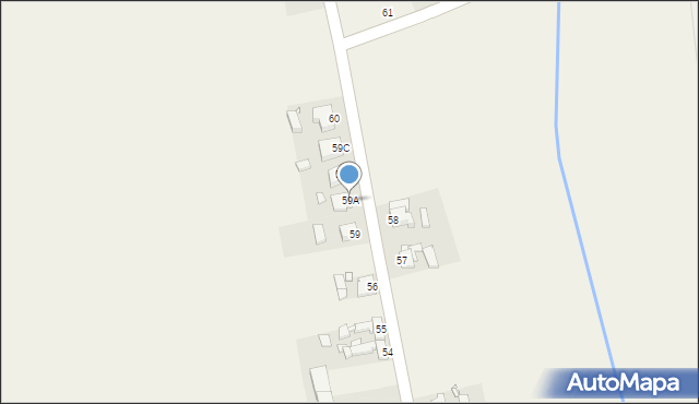 Wojciechowo, Wojciechowo, 59A, mapa Wojciechowo