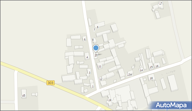 Wojciechowo, Wojciechowo, 10, mapa Wojciechowo