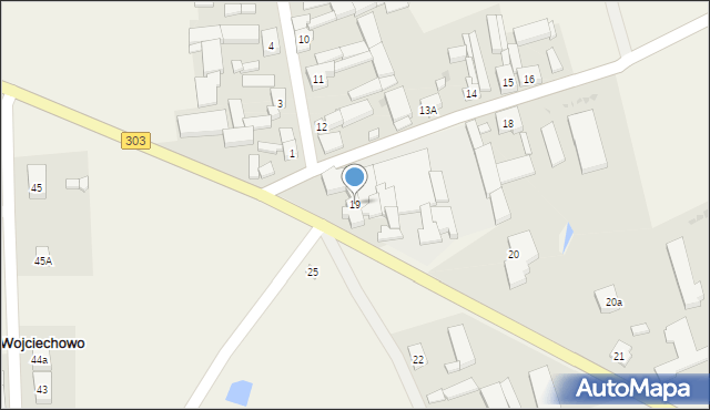 Wojciechowo, Wojciechowo, 19, mapa Wojciechowo