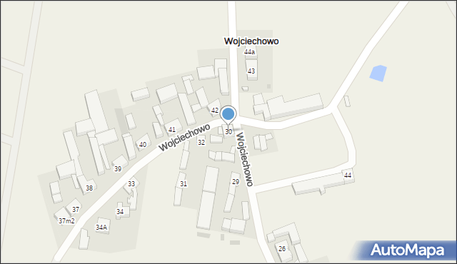 Wojciechowo, Wojciechowo, 30, mapa Wojciechowo