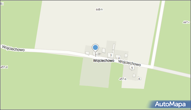 Wojciechowo, Wojciechowo, 2, mapa Wojciechowo