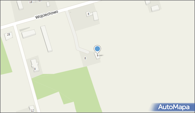 Wojciechowo, Wojciechowo, 7, mapa Wojciechowo