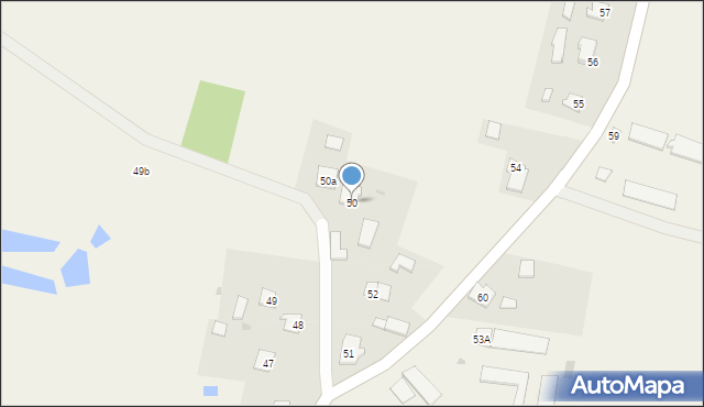 Wojciechy, Wojciechy, 50, mapa Wojciechy