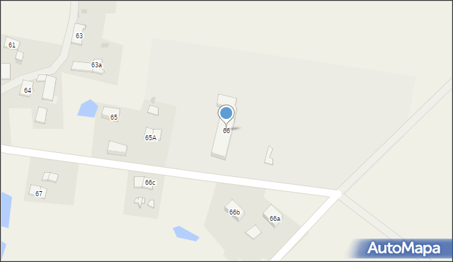 Wojciechy, Wojciechy, 66, mapa Wojciechy